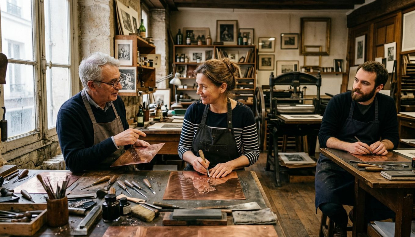 Dans l’atelier secret des graveurs : confidences sur une passion méconnue